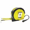 Boardwalk Easy Grip Tape Measure, 25 ft., Black and Yellow, 1/16" Graduations BWKTAPEM25